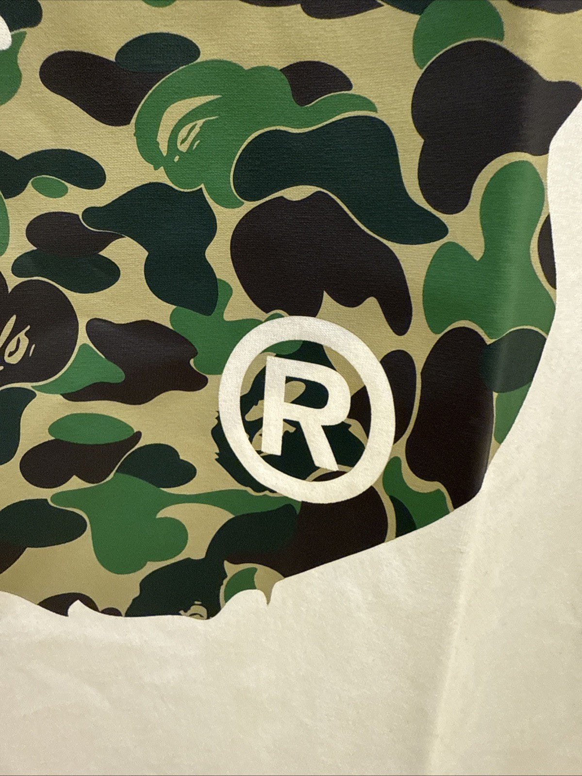 A Bathing Ape BAPE Camo Ape Head Tee Men’s Sz L