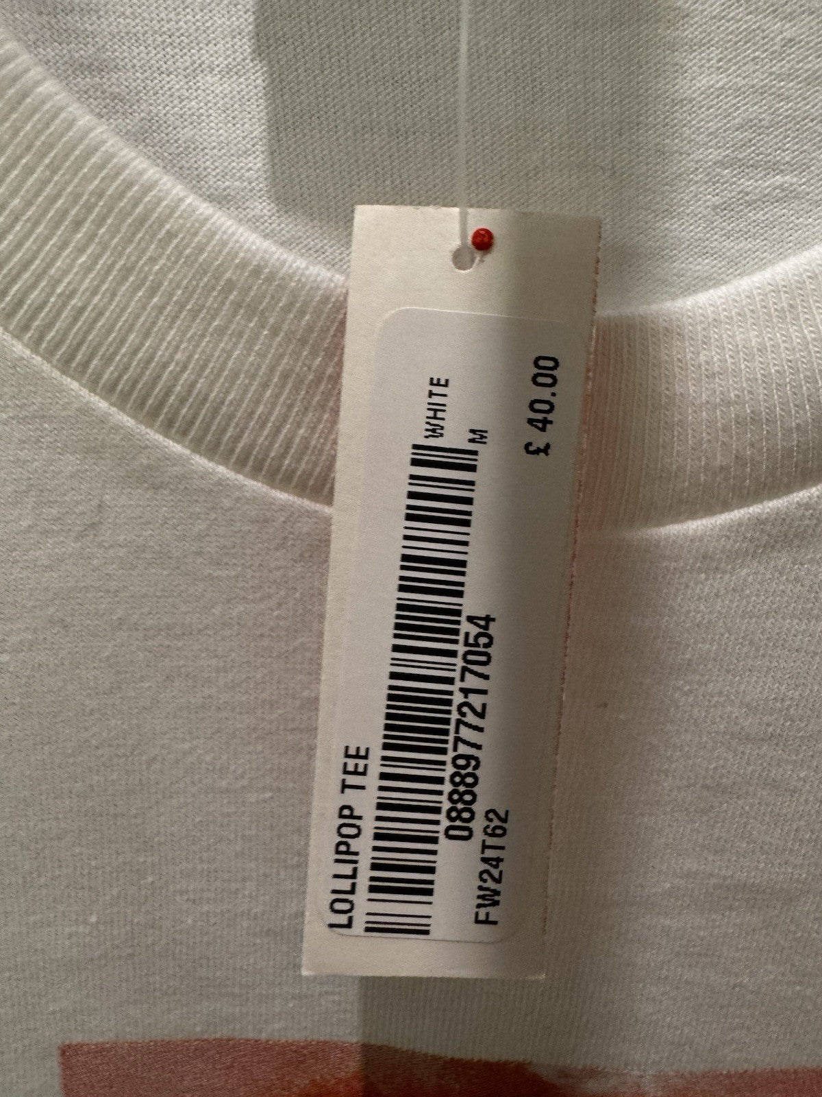 Supreme Lollipop Tee White Size M