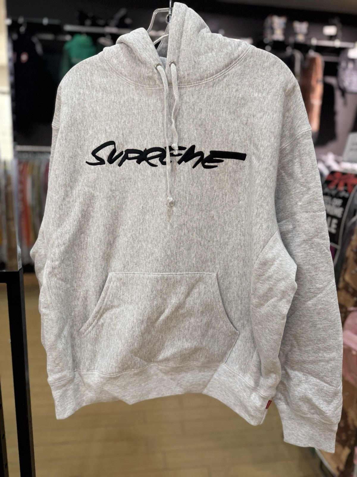 Supreme Futura Hooded Sweatshirt Ash Grey (Size Medium