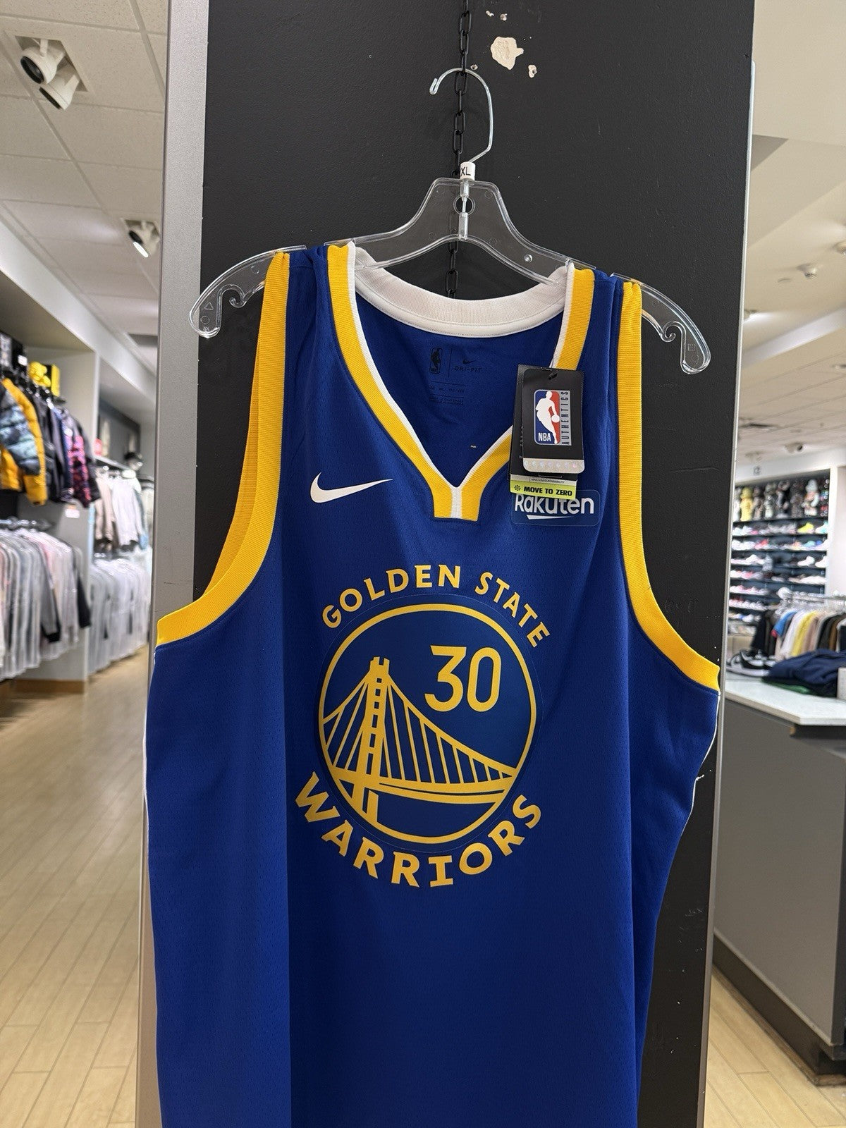 Nike NBA Golden State Warriors Stephen Curry Jersey Sz XXL