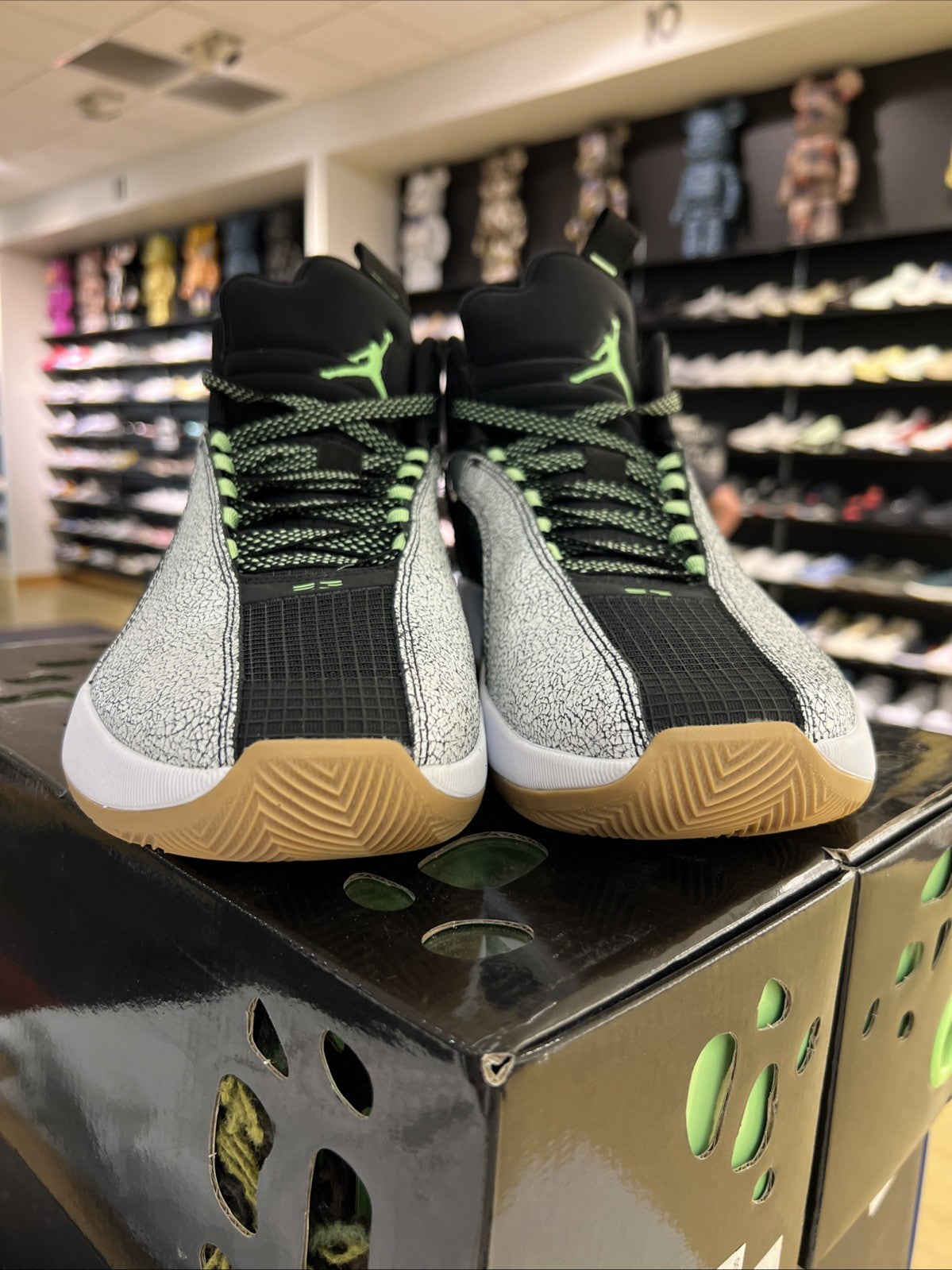 Nike Air Jordan XXXV Bayou Boys White Green Men’s Sz 12