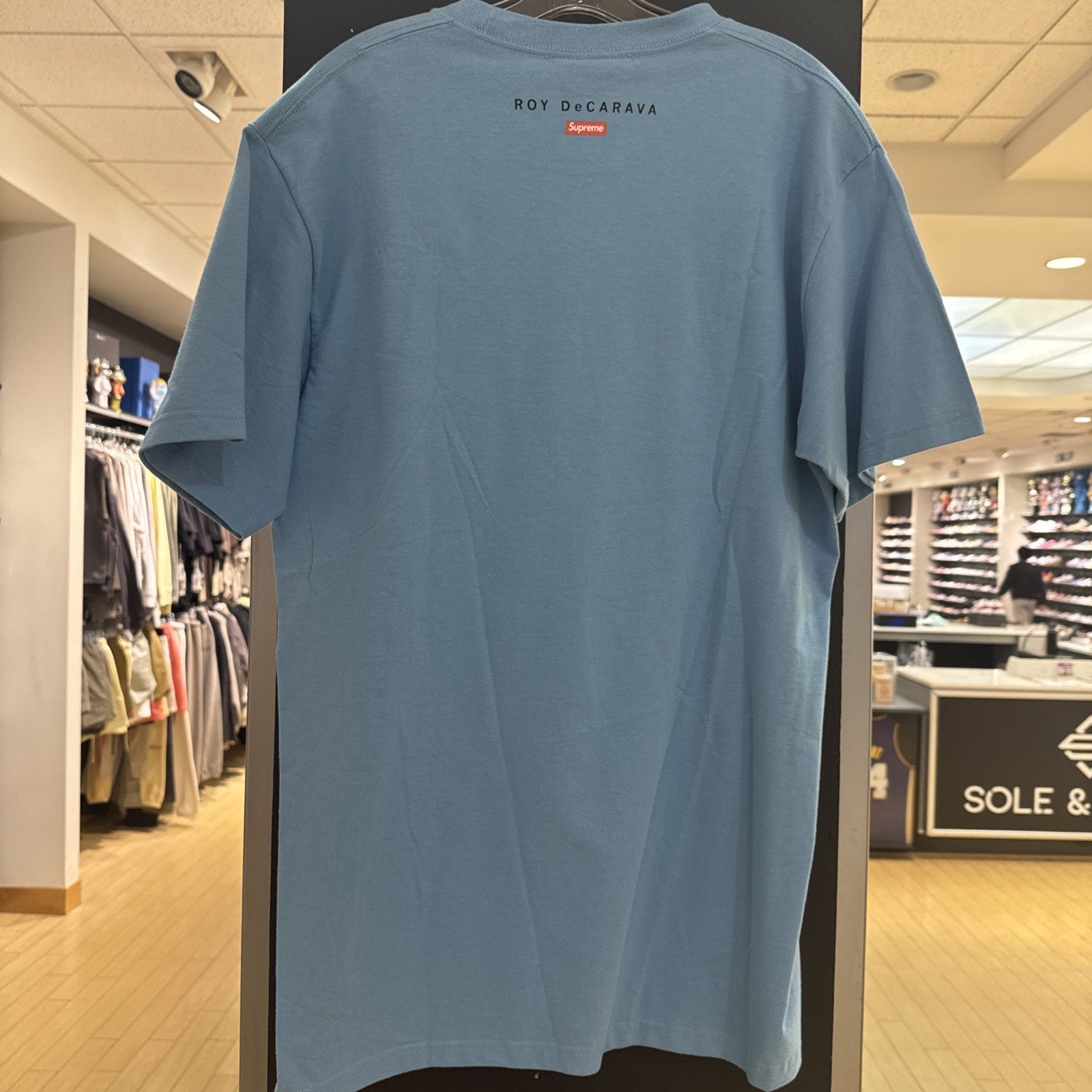 Supreme Roy DeCarava Mississippi Tee Light Blue Size Large