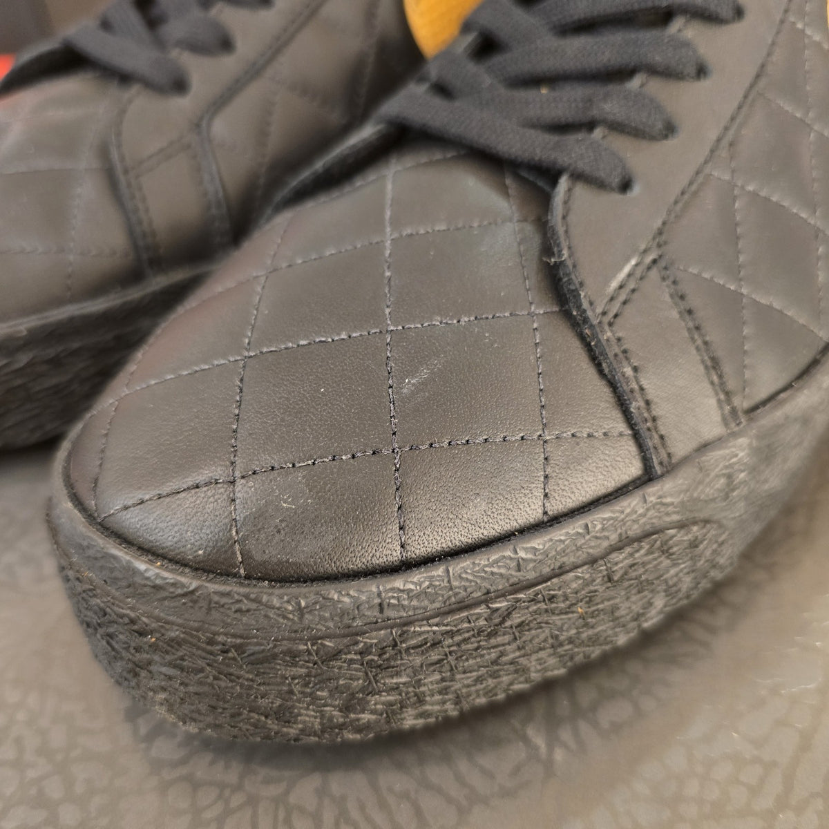 Size 12 - Supreme x Nike Zoom Blazer QS SB Mid Black Snakeskin