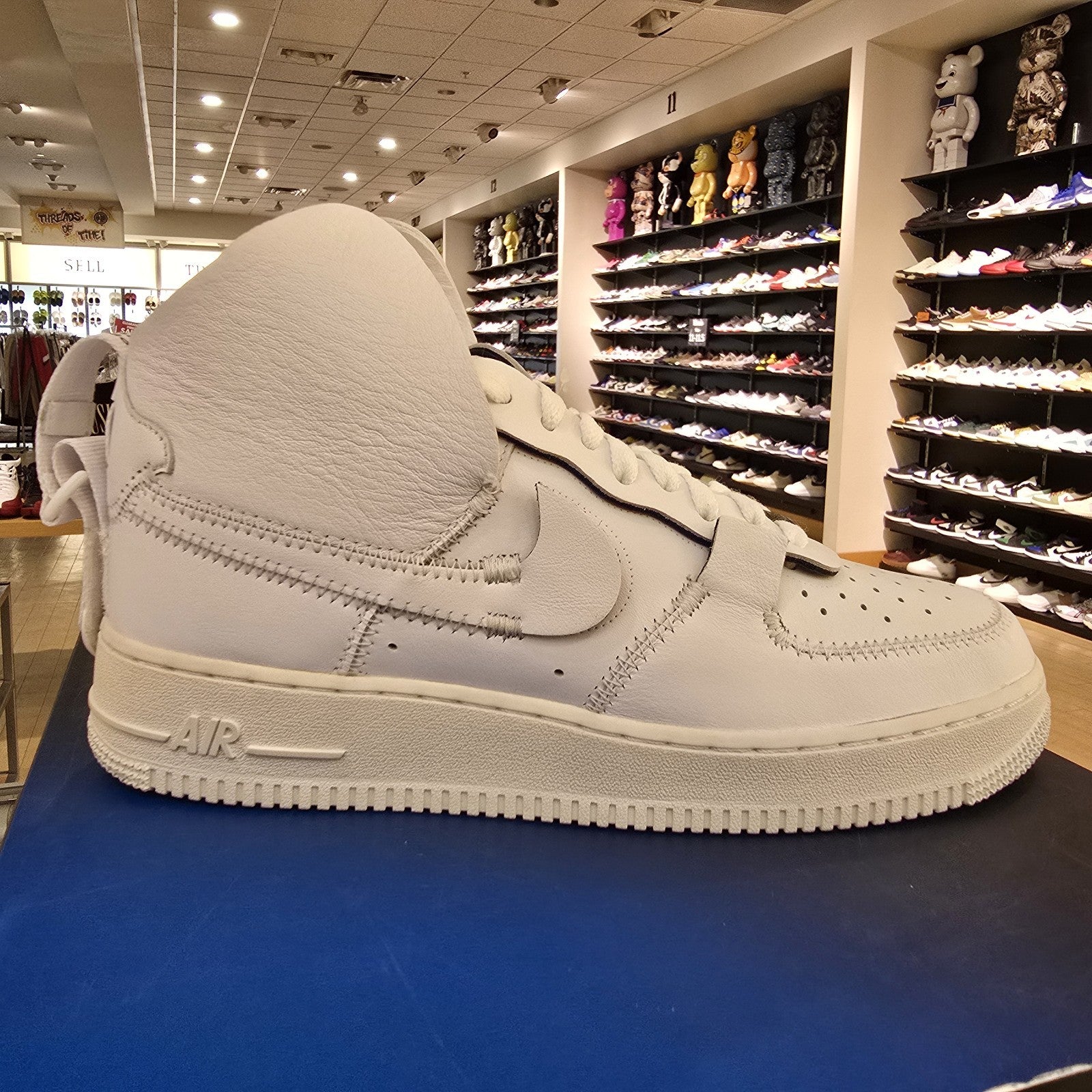 Nike Air Force 1 High PSNY White SZ 10 Yellowed