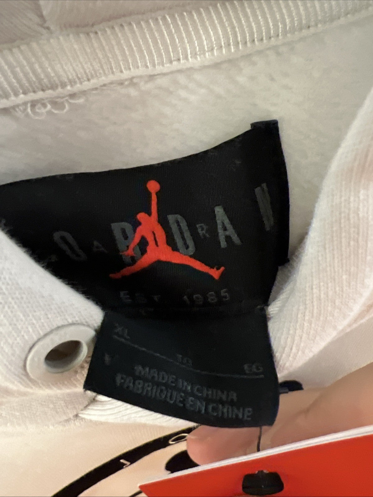 NIKE × OFFWHITE AS M J OW HOODIE Beige Sz XL