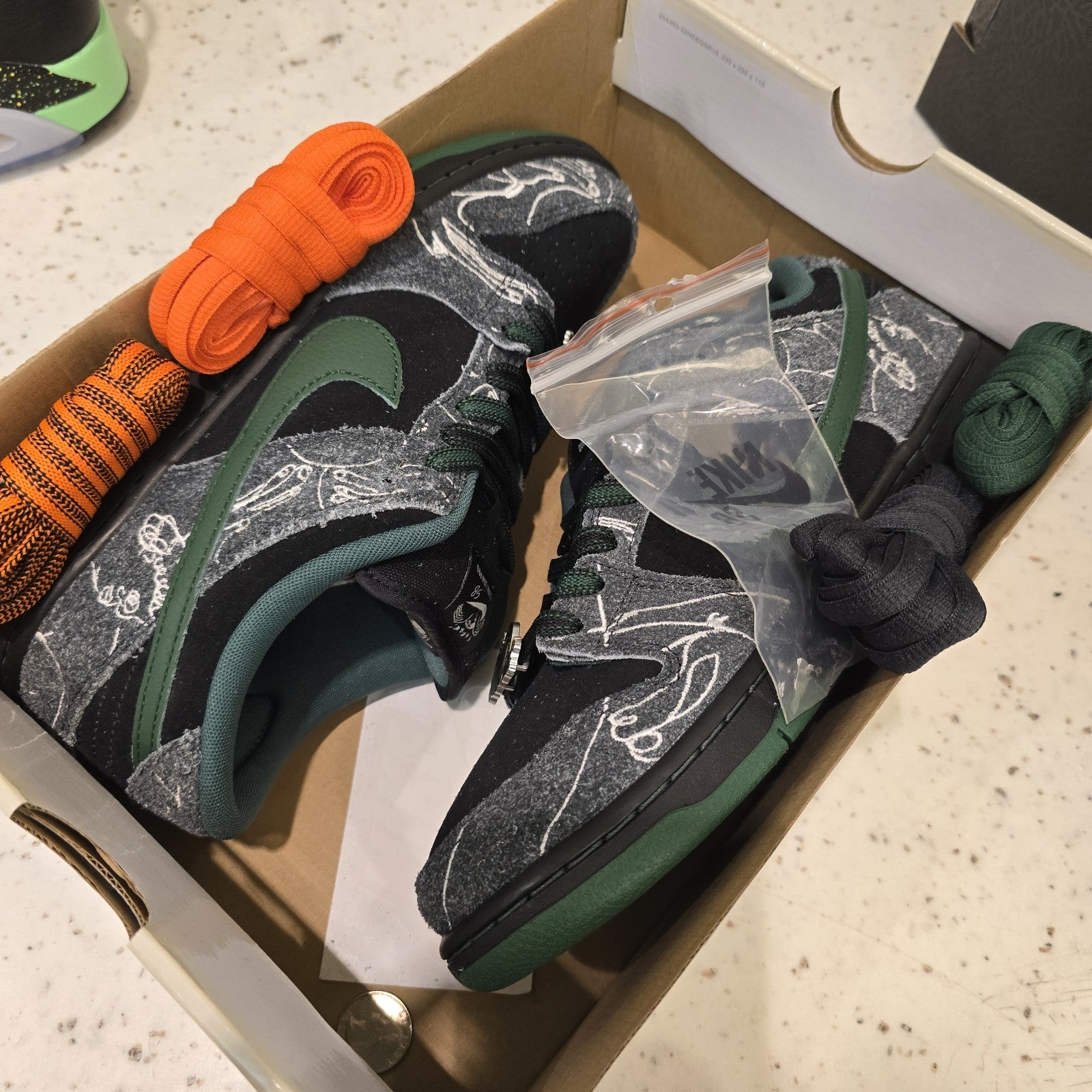 Size 9.5 - THERE Skateboards x Nike Dunk SB Low Ultra Humanized