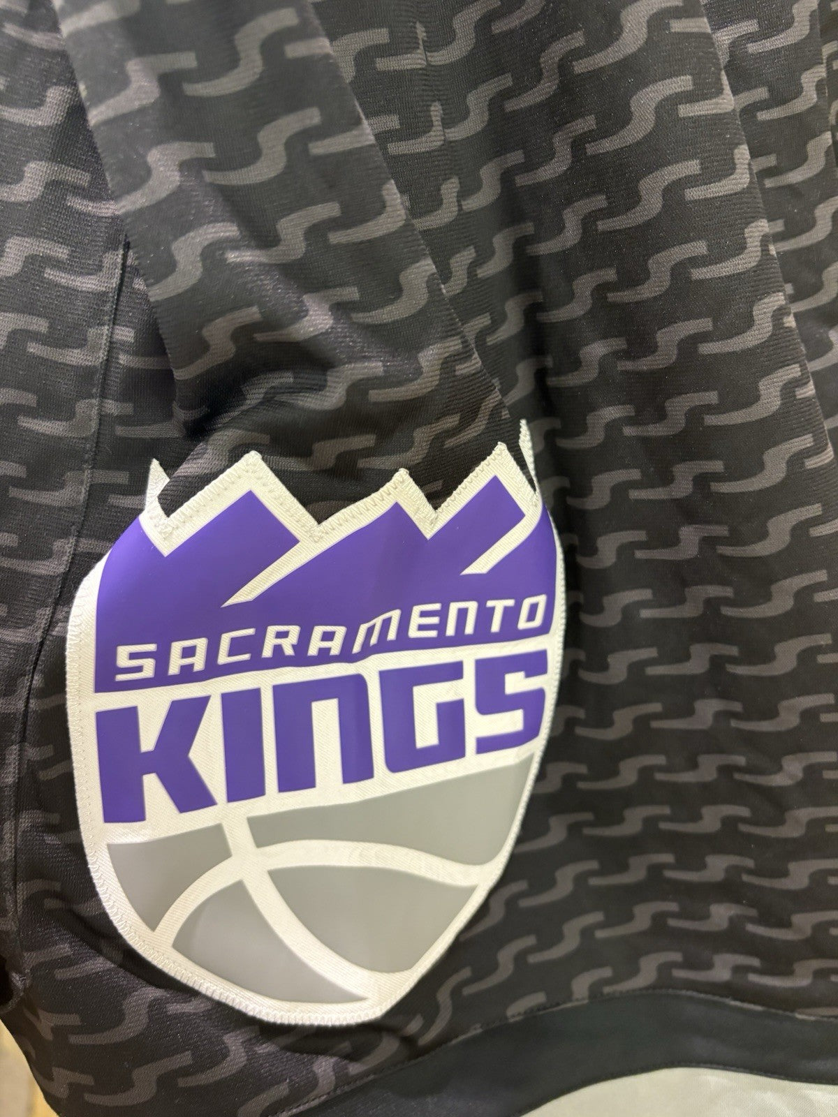 Sacramento Kings Nike Swingman Shorts Mens Large Black NBA Basketball Size 40