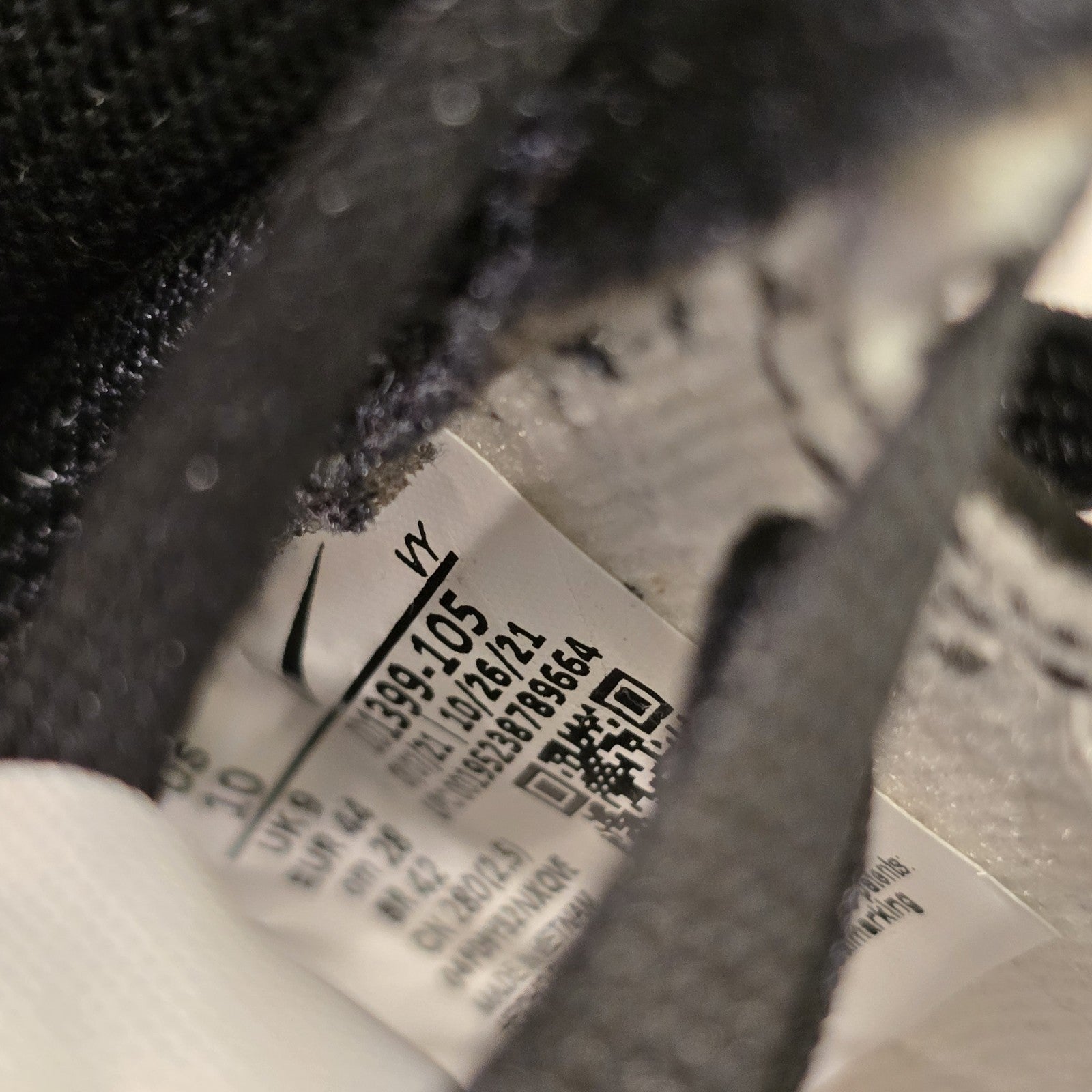 Size 10 - Nike Dunk High Black White Panda