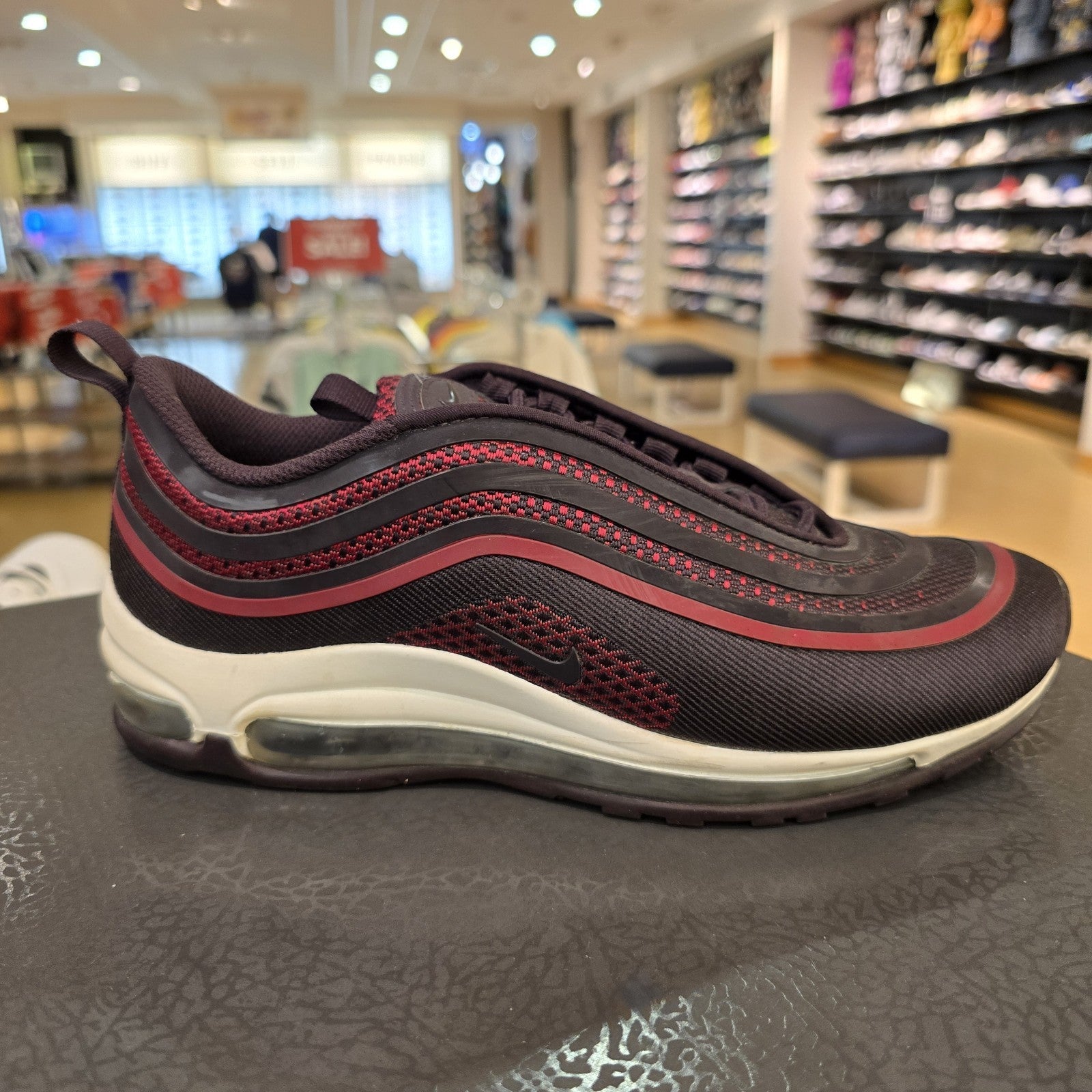 Size 7Y - Nike Air Max 97 Noble Red Wine GS