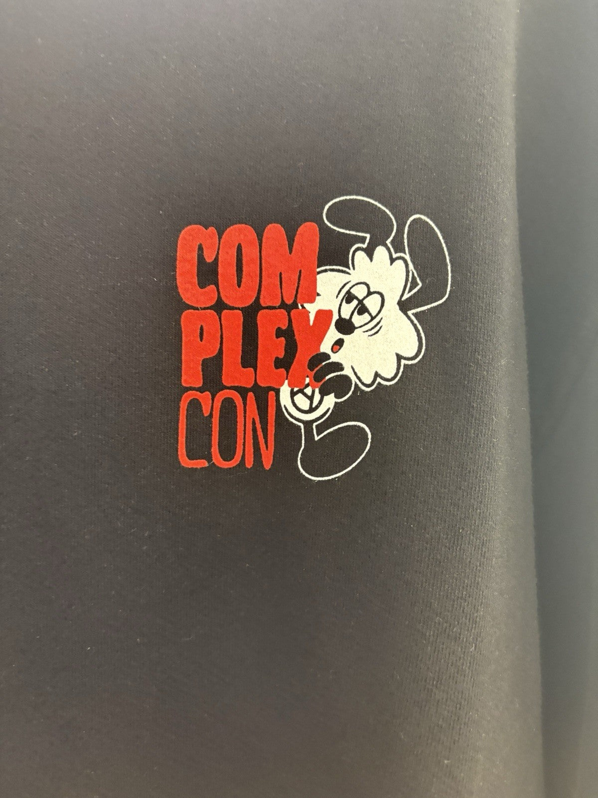 ComplexCon x Verdy Vick Black Logo Graphic Hoodie Black Size Large