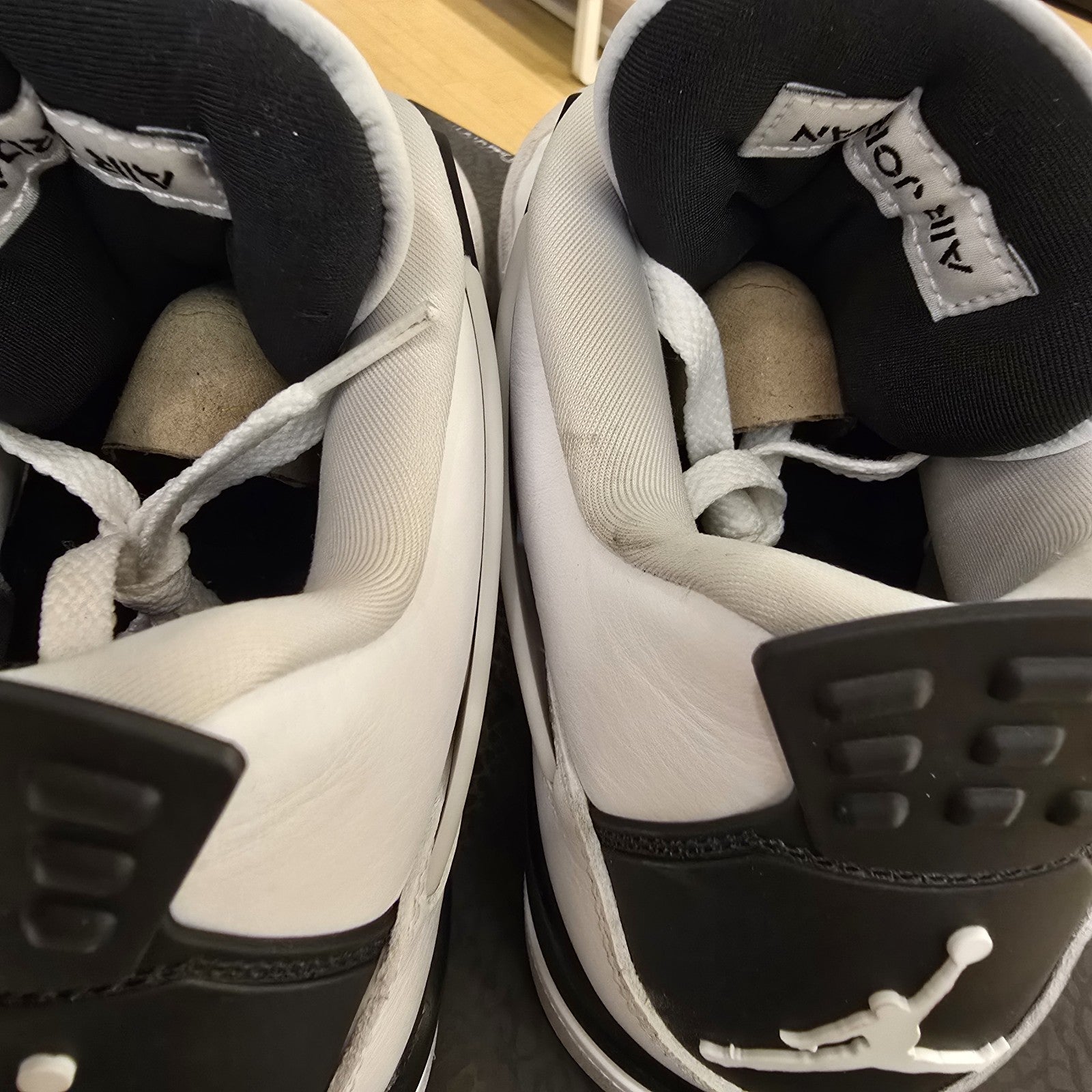 Size 10 - Jordan 4 Retro Mid Military Black