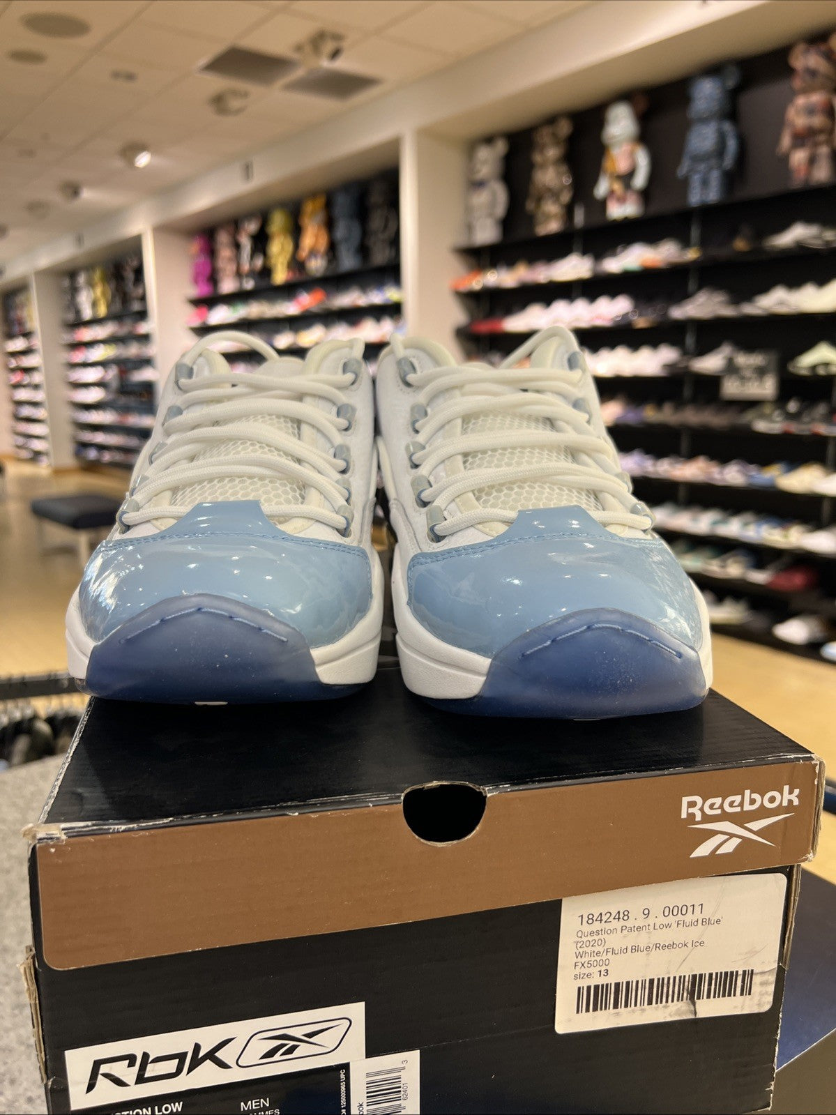 Reebok Question Low Fluid Blue Sz 13