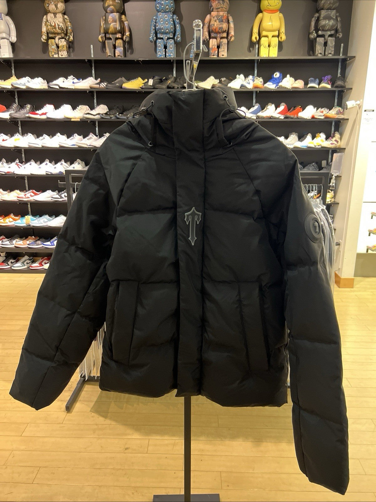 Trapstar Decoded Arch Puffer Jacket Black Sz M