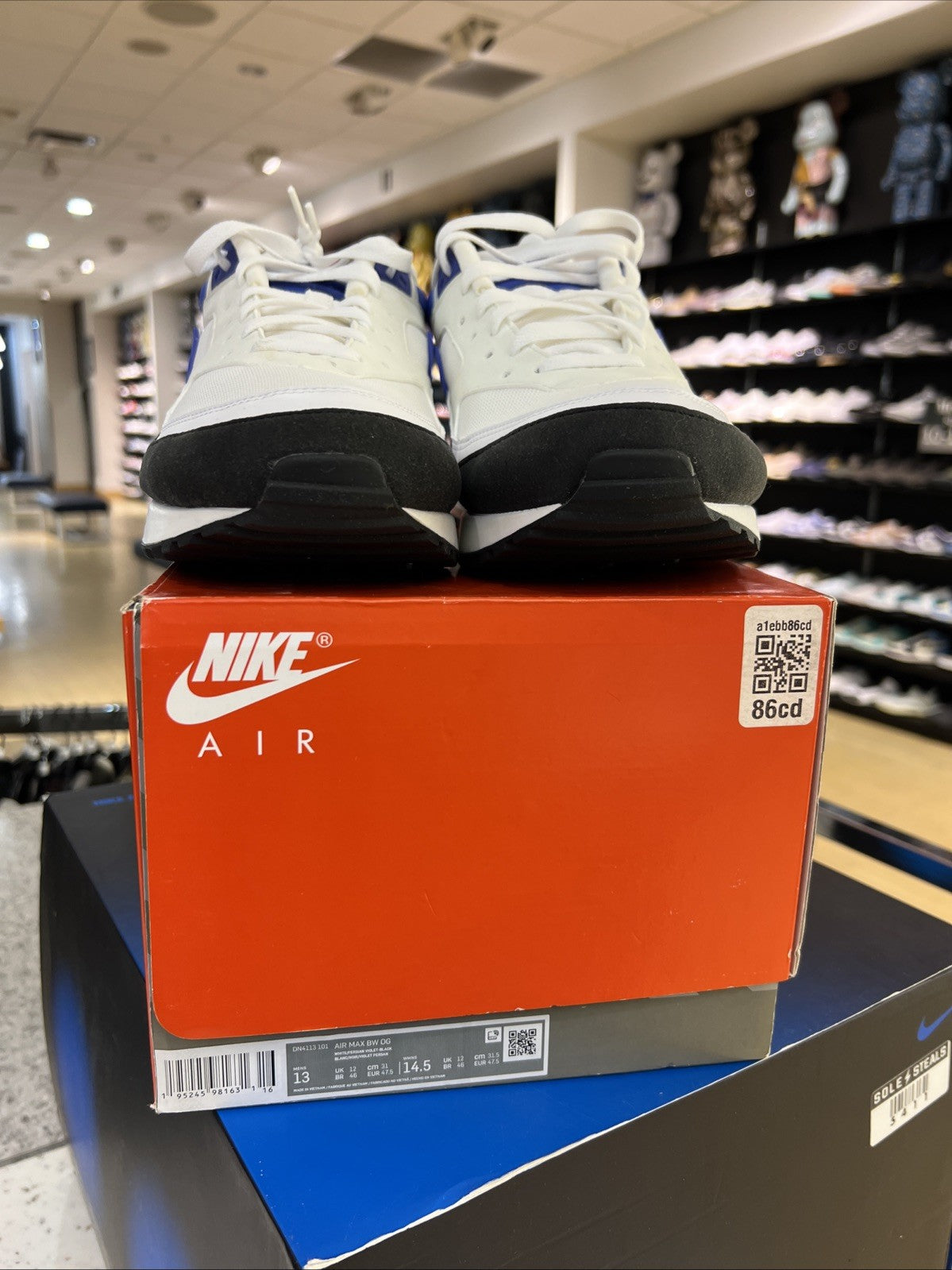 Nike Air Max BW Classic White Violet Sz 13