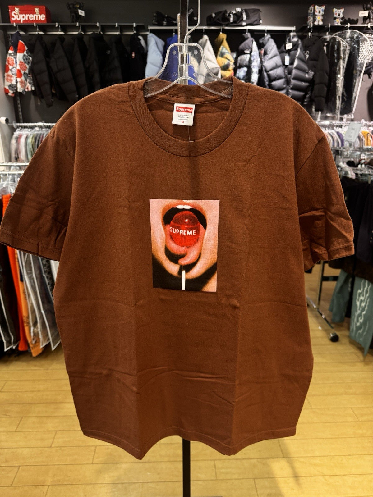 Supreme Lollipop Tee Brown Size M