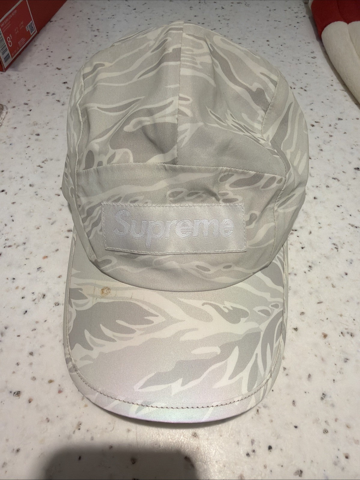 Supreme Tiger Camo Reflective Camp Cap