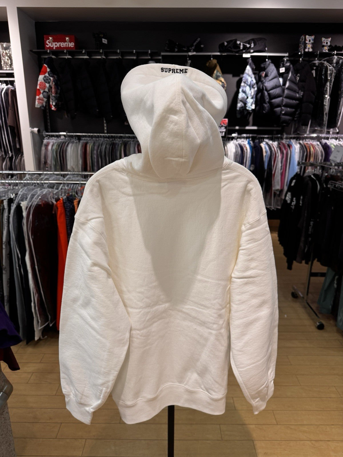 Supreme Swarovski S Logo Hooded Swearshirt Size L