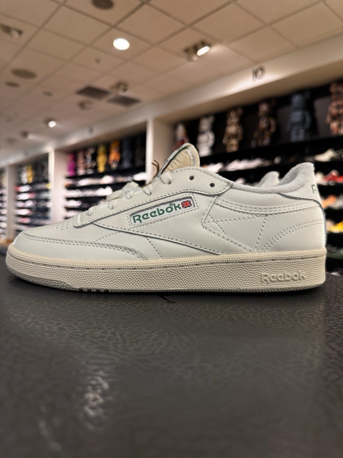 Reebok Club C 85 Vintage Chalk Glen Green Womens Size 8