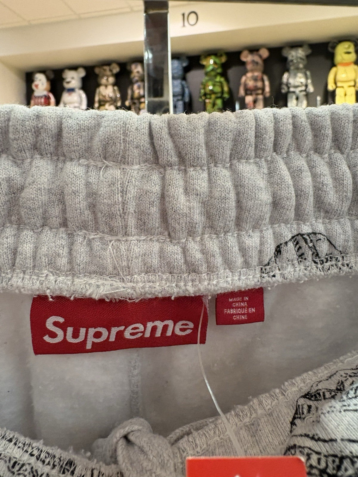 Supreme Love Cash Sweatpant Ash Grey Size Medium