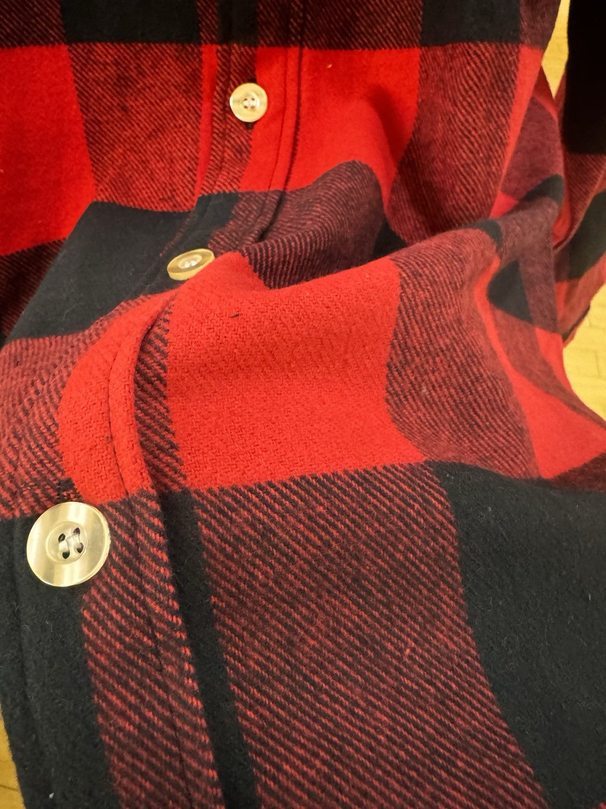 Anti Social Social Club No Expectations Flannel Red Size Small