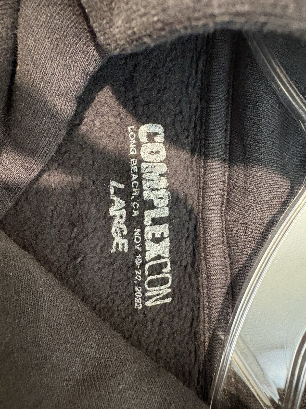 ComplexCon x Verdy Vick Black Logo Graphic Hoodie Black Size Large