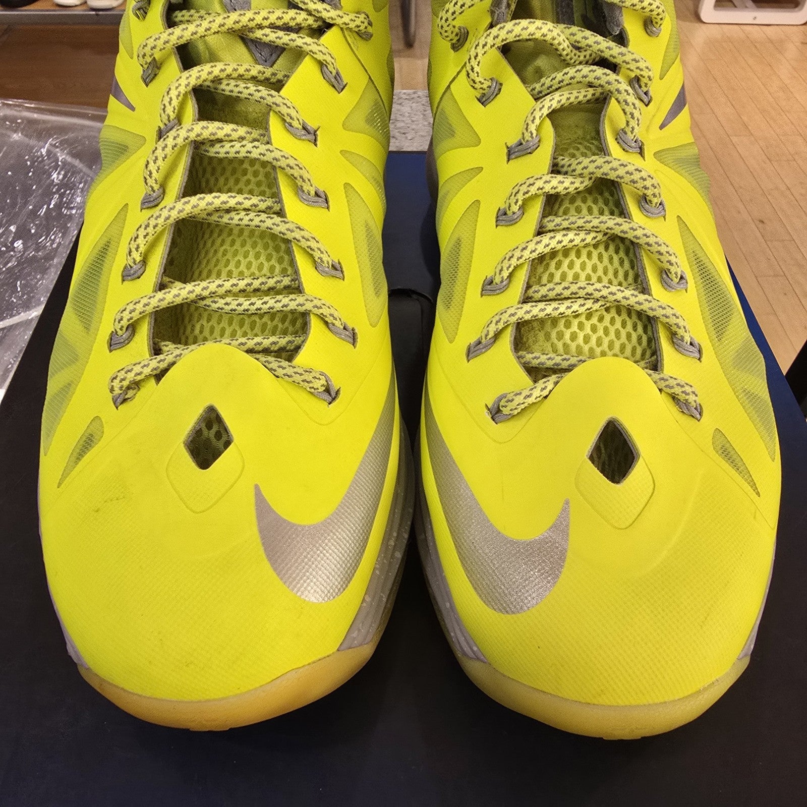 Size 12 - Nike LeBron 10 Volt - 541100-700