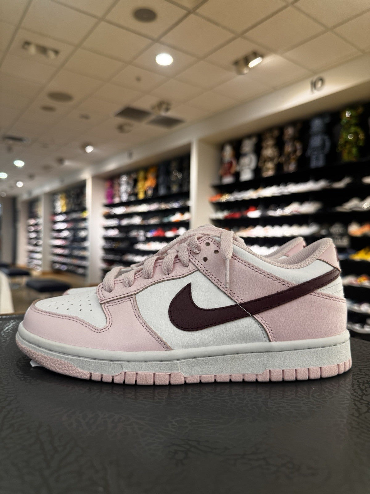 Nike Dunk Low Pink Foam Red White Size 5Y