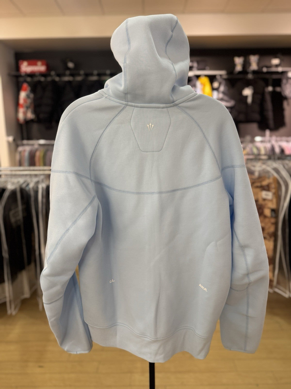 Nike x NOCTA Tech Fleece Full Zip Hoodie Cobalt Tint Blue Mens Sz M FD8453-428