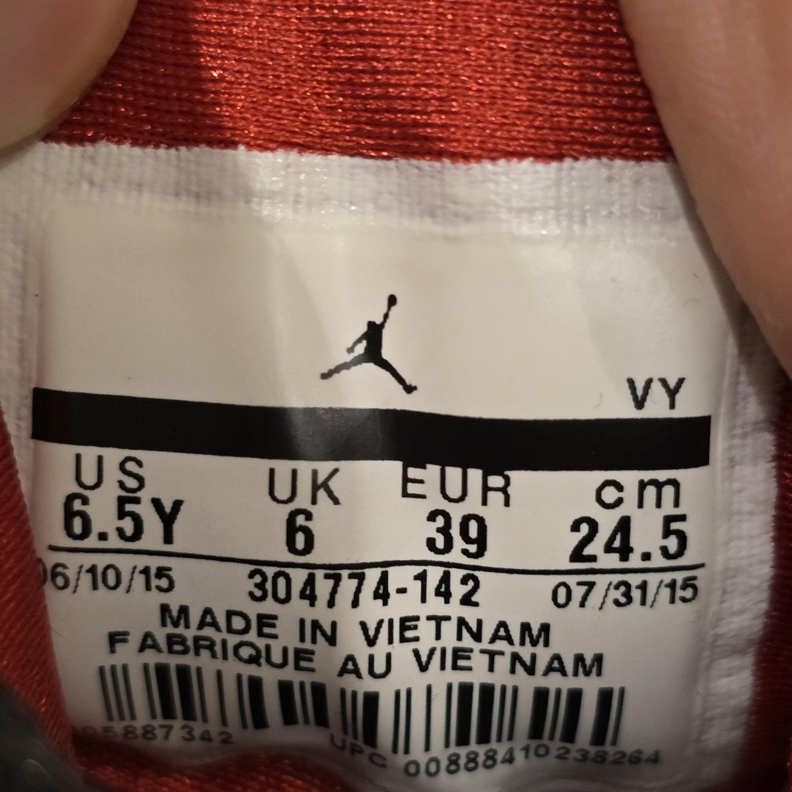 Size 6.5Y - Air Jordan 7 Retro Nothing But Net