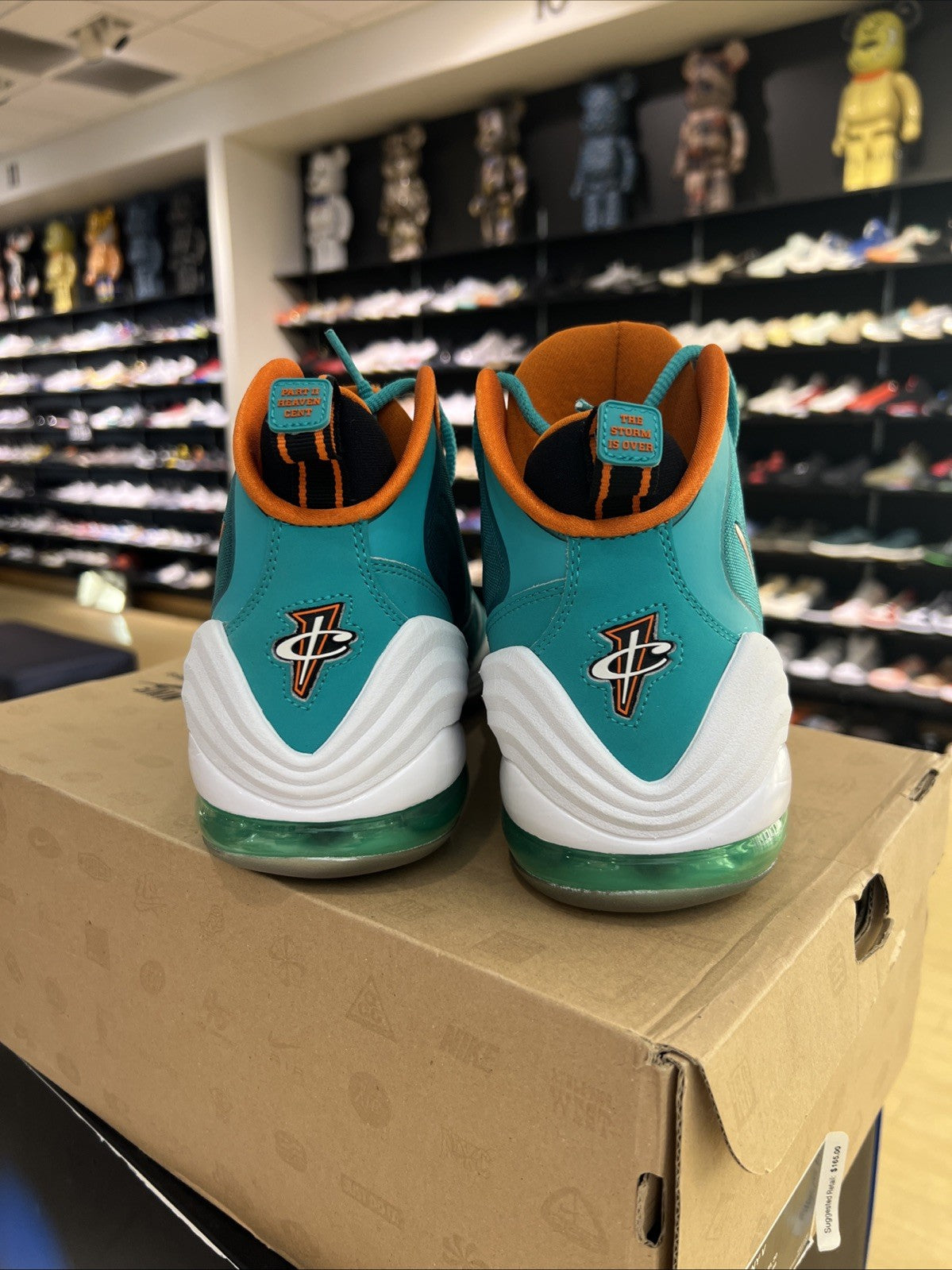 Nike Air Penny 5 Miami Dolphins Sz 12