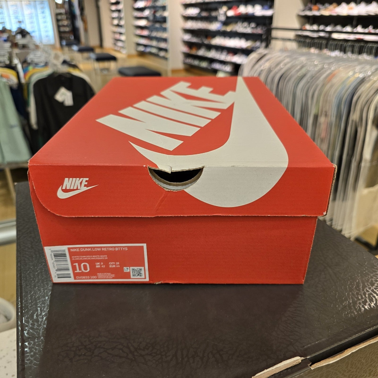 Size 10 - Nike Dunk Low Team Gold