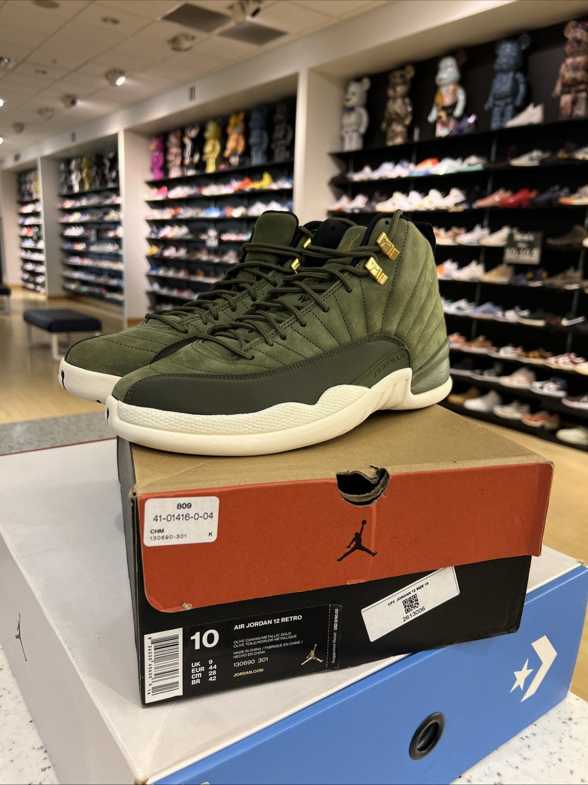 Air Jordan 12 Retro CP3 Class of 2003 Olive 2018 Sz 10