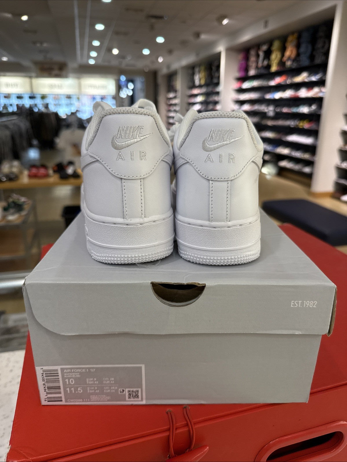 Size 10 - Nike Air Force 1 '07 Low Triple White