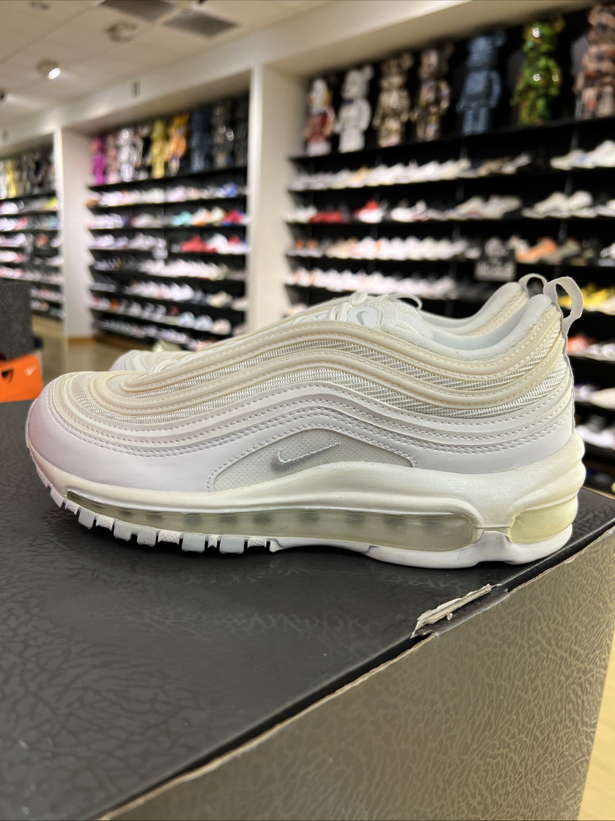 Nike Air Max 97 Triple White Platinum Womens Sz 7.5