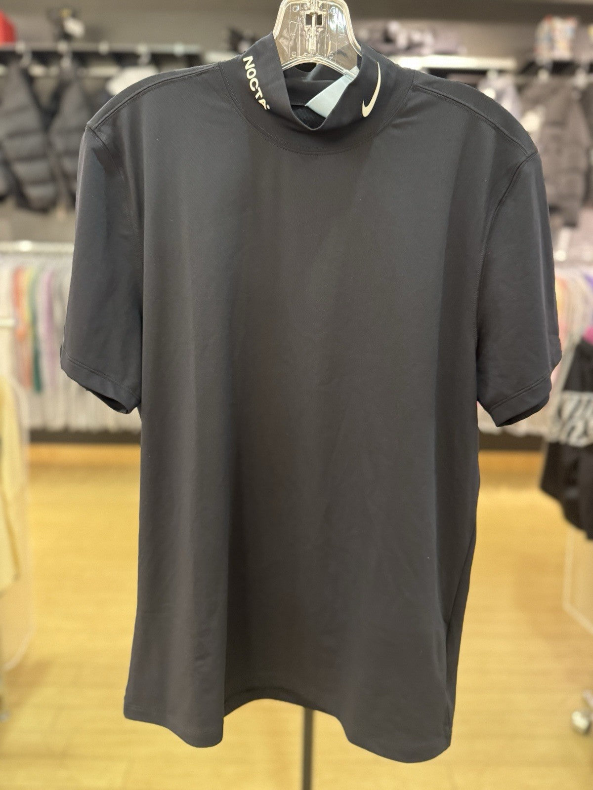 Men’s Nike X Nocta Golf Mock Neck Top Black Size L DJ5576-010