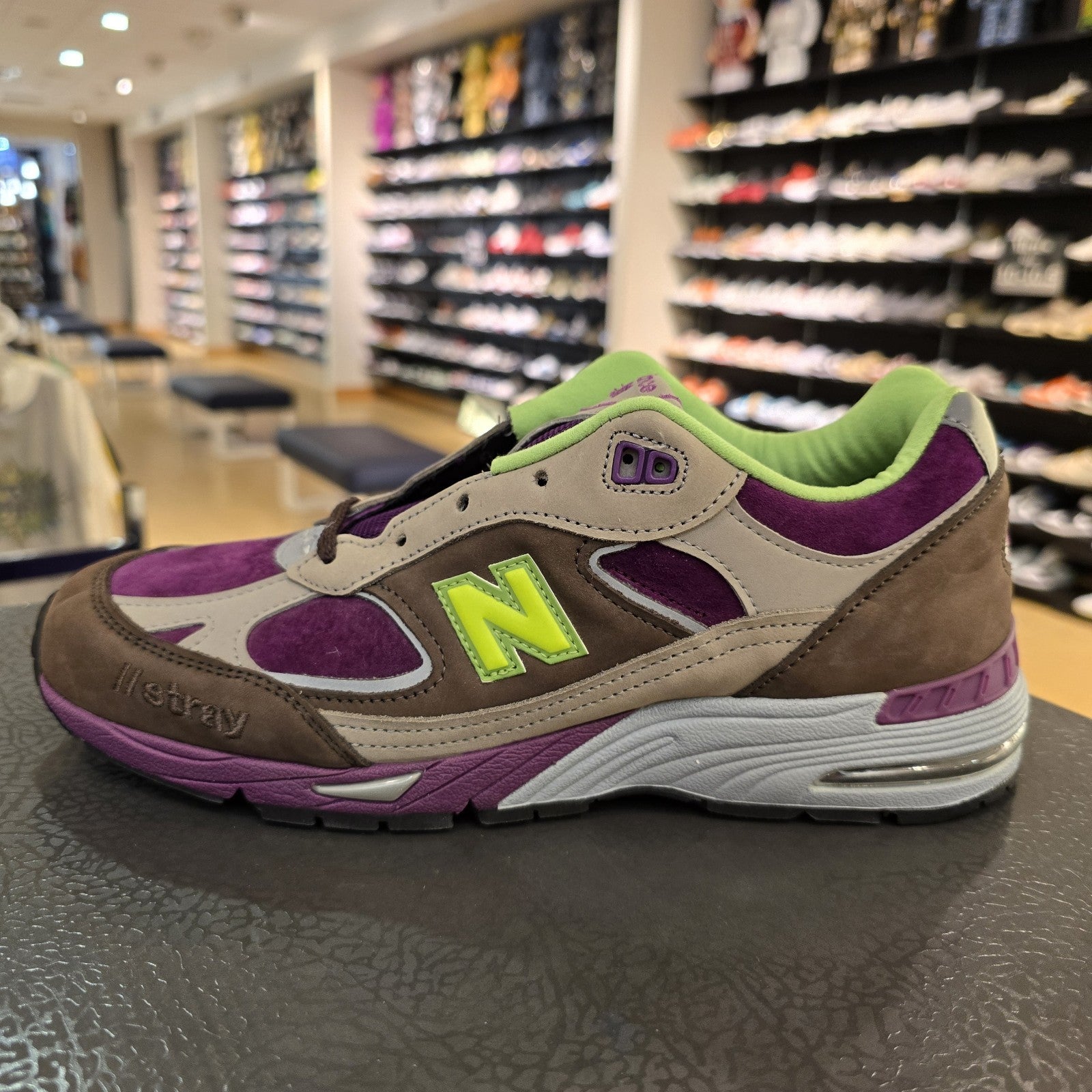 Size 10 - Stray Rats x New Balance 991 Brown Women's