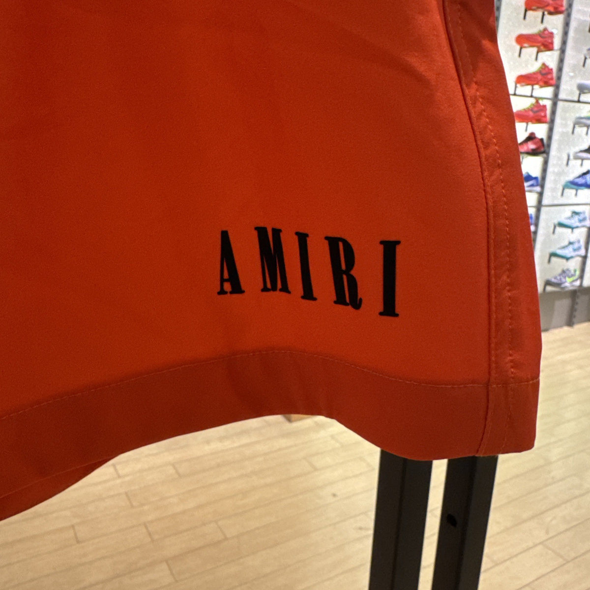 Amiri Core Logo Swim Shorts Orange Size Medium