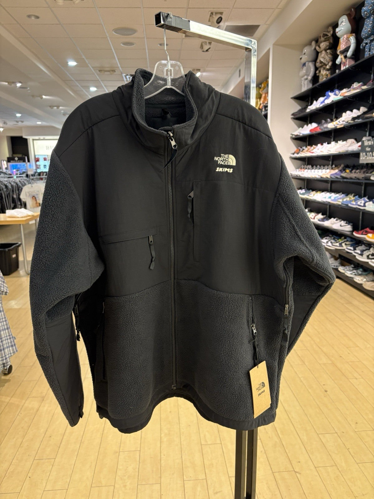 The North Face x SKIMS 1995 Denali Fleece Jacket In The Color Black Size XL
