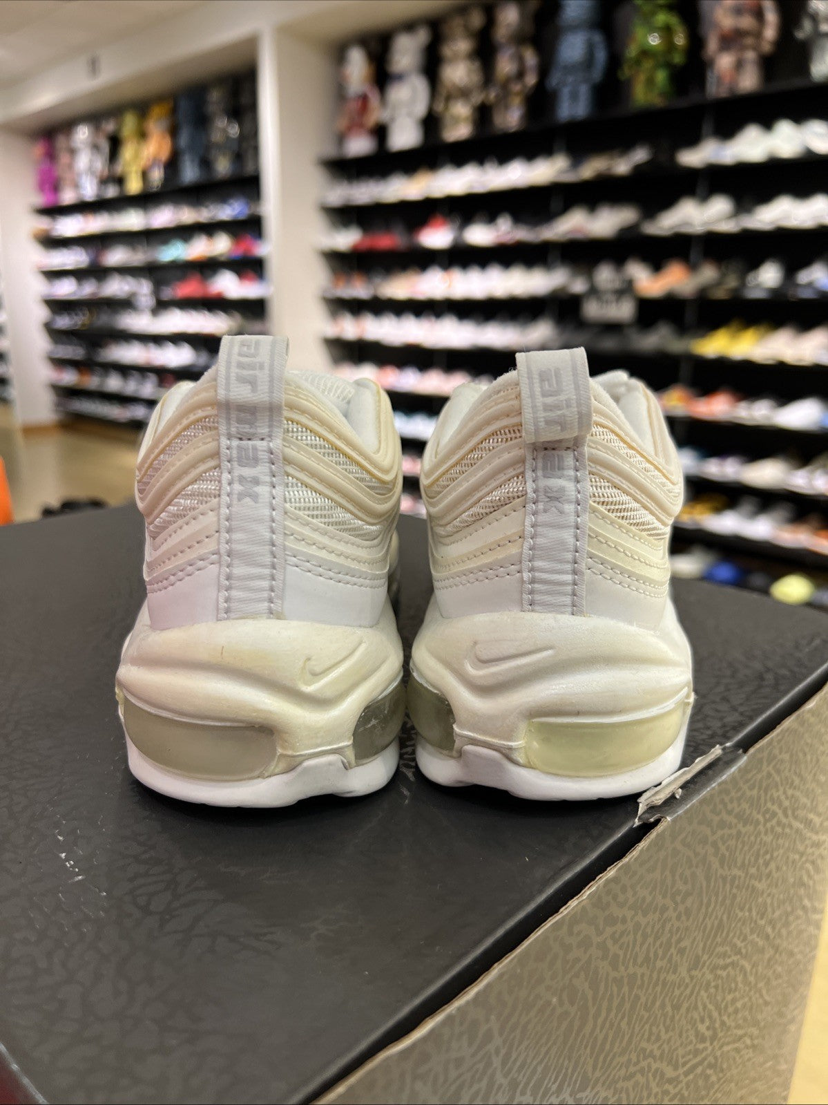 Nike Air Max 97 Triple White Platinum Womens Sz 7.5