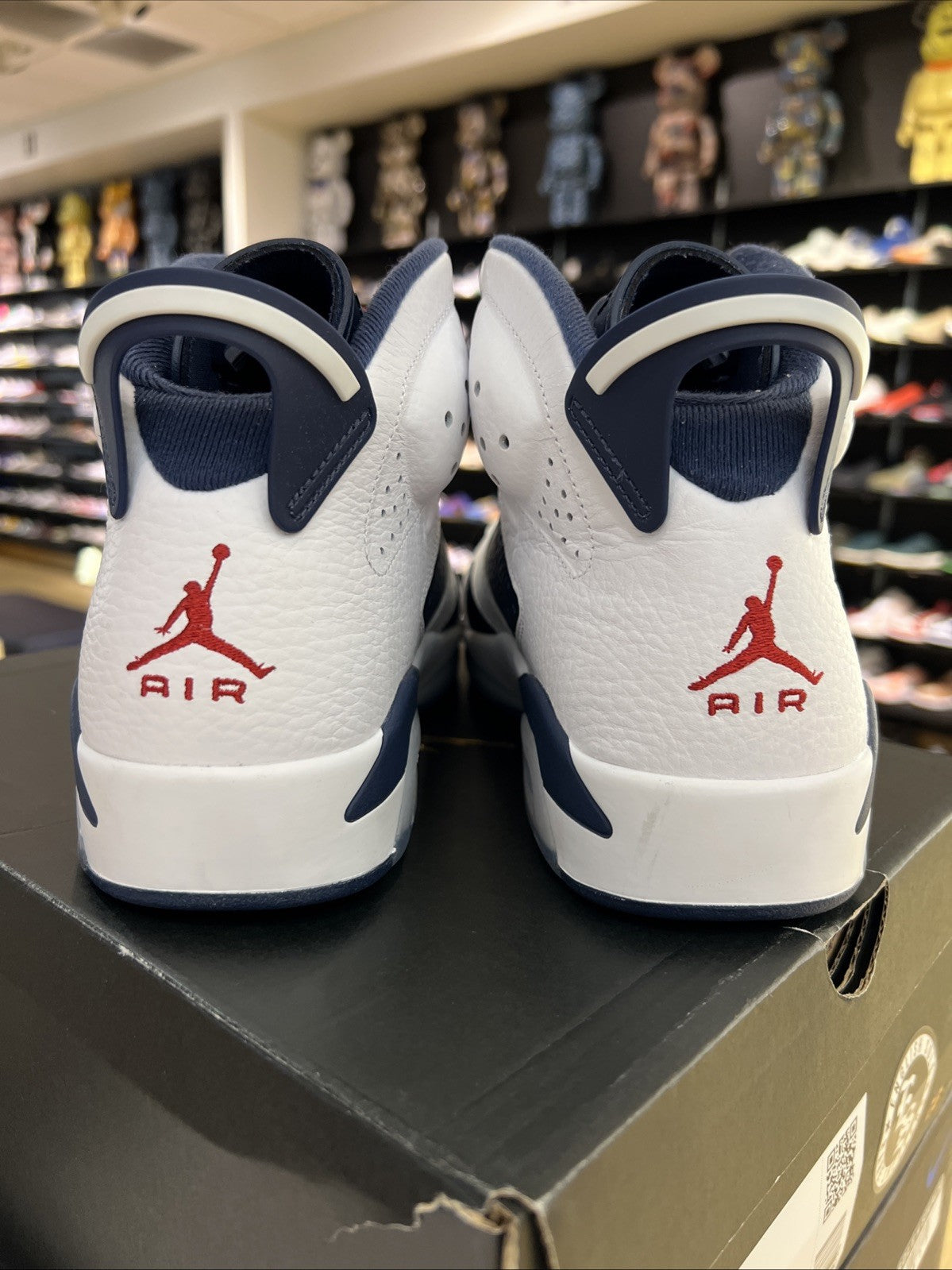 Air Jordan 6 Retro Olympic High Top 2024 Sz 10 USED REP BOX