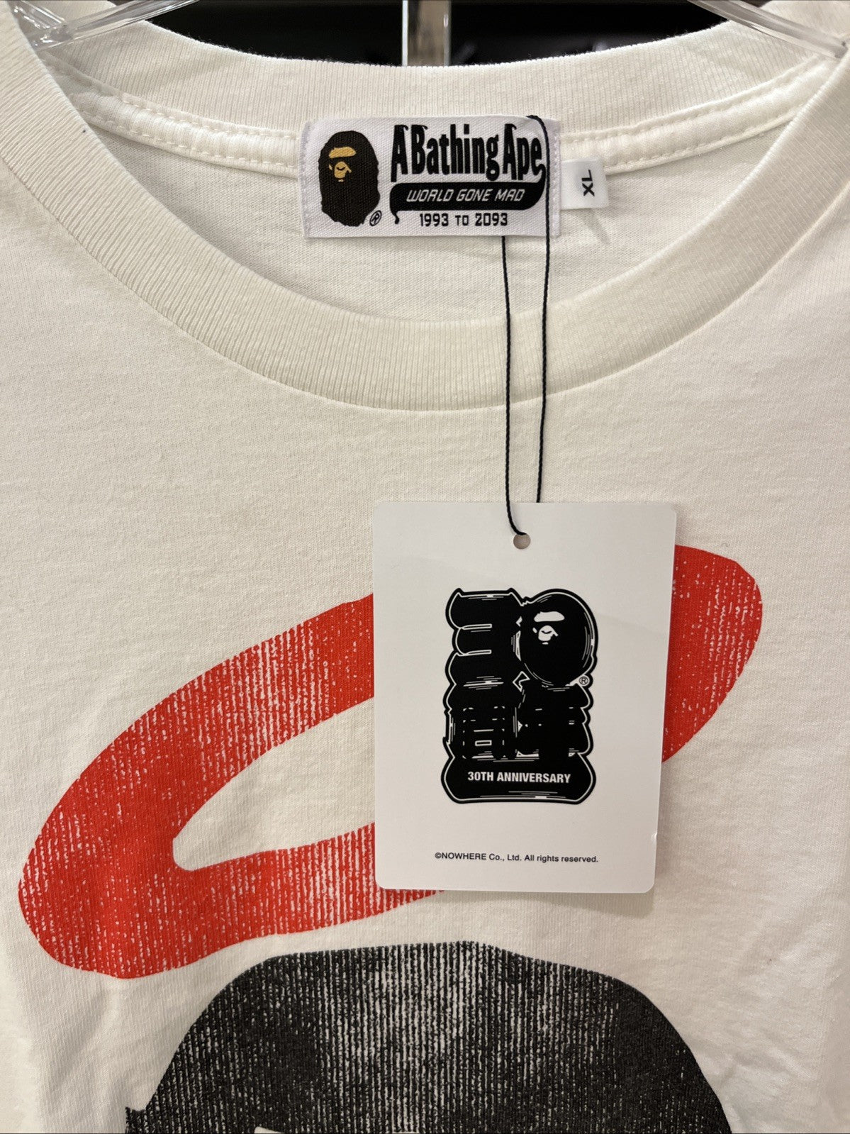 Bape x Union Pigment Dyed Ape Head Tee SZ XL