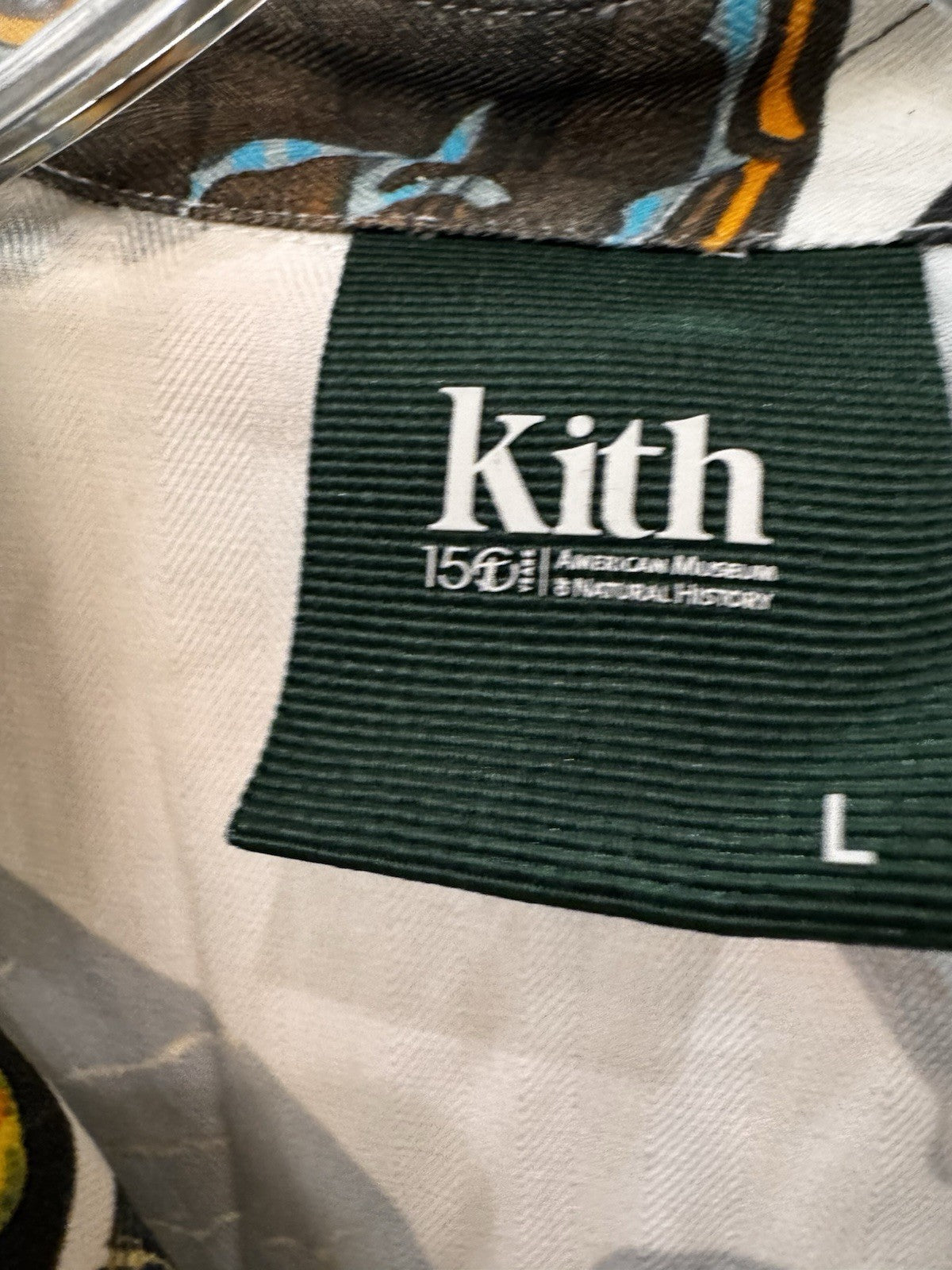 Kith AMNH Butterflies Camp Collar Shirt Size L