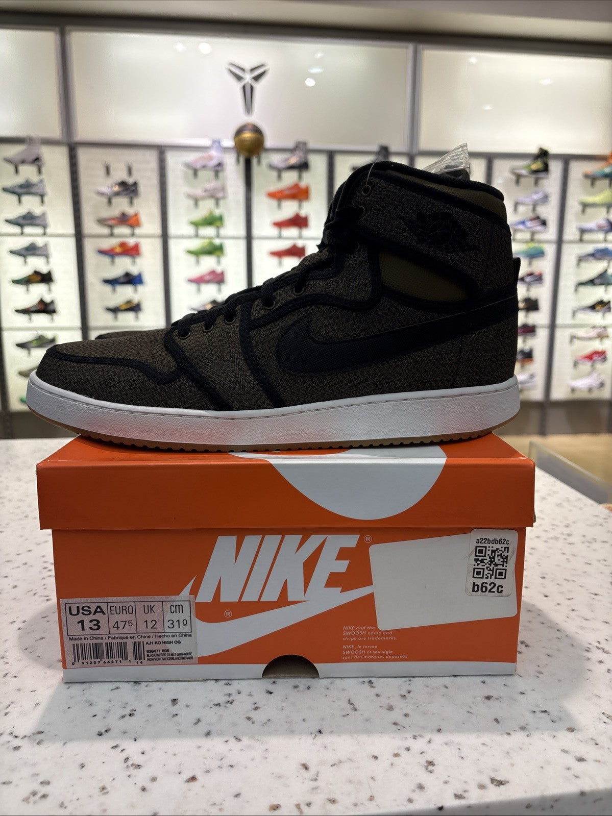 Size 13 - Air Jordan AJKO Retro High Militia Green