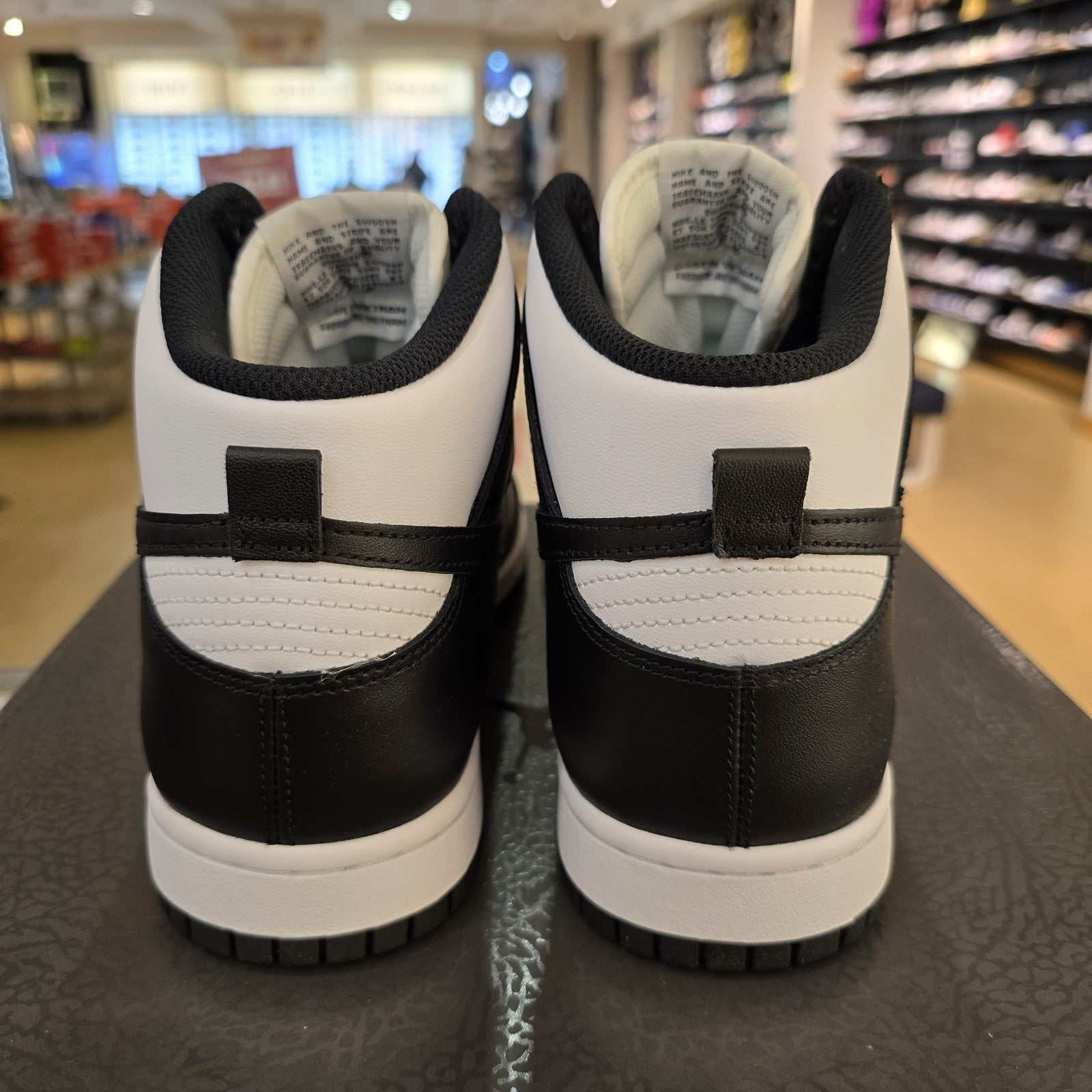 Size 10 - Nike Dunk High Black White Panda