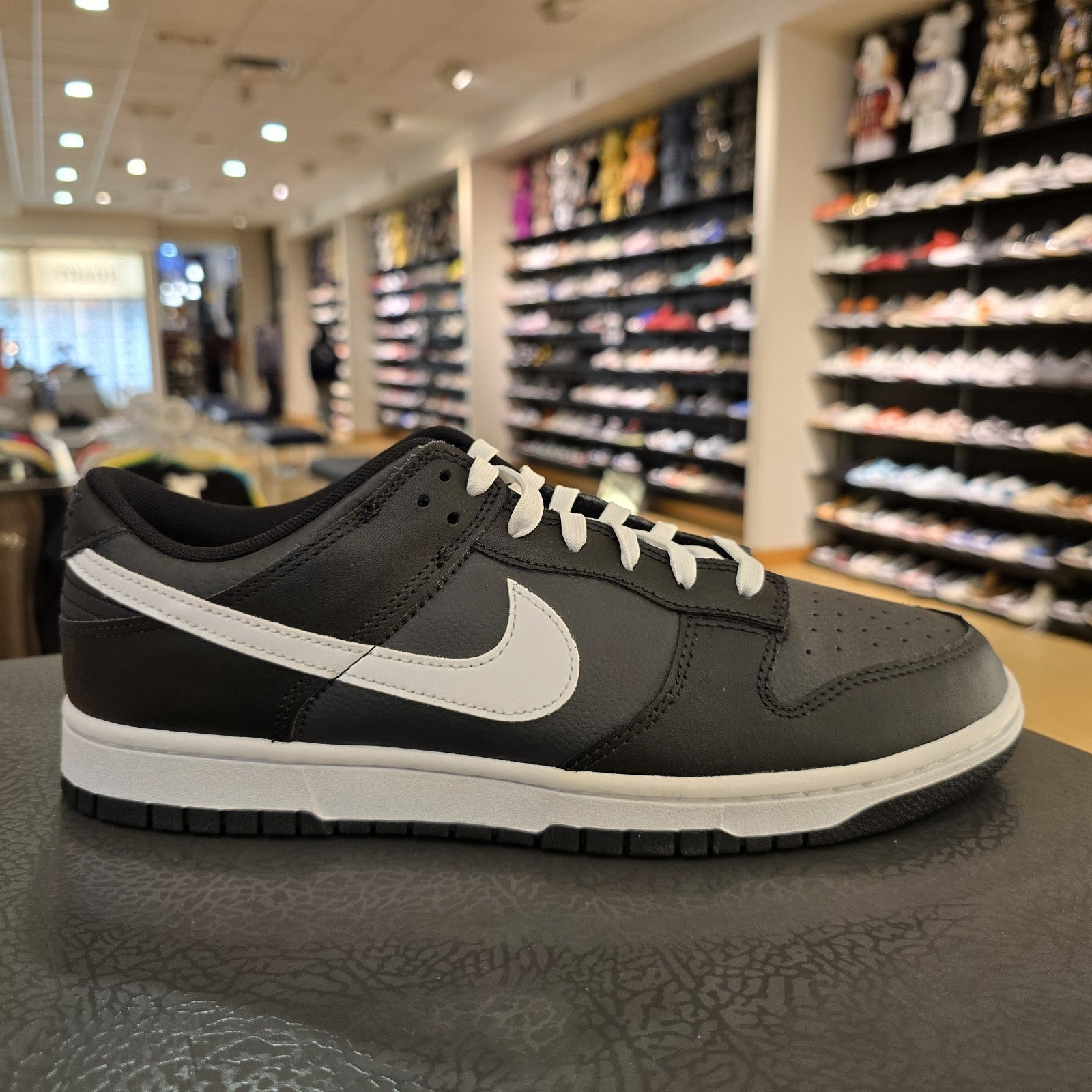 Size 11 - Nike Dunk Low Black Panda Yellowing