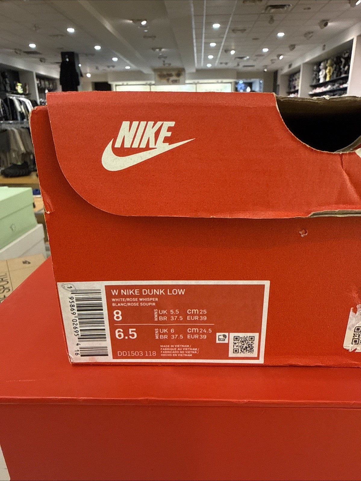 Nike Dunk Low Rose Whisper WOMANS 8