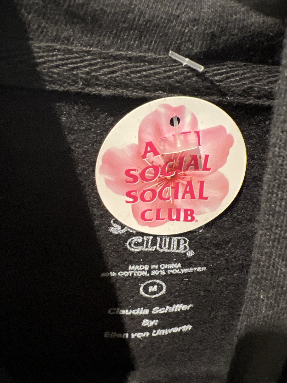 Anti Social Social Club Hoodie Sweatshirt Black Barbie