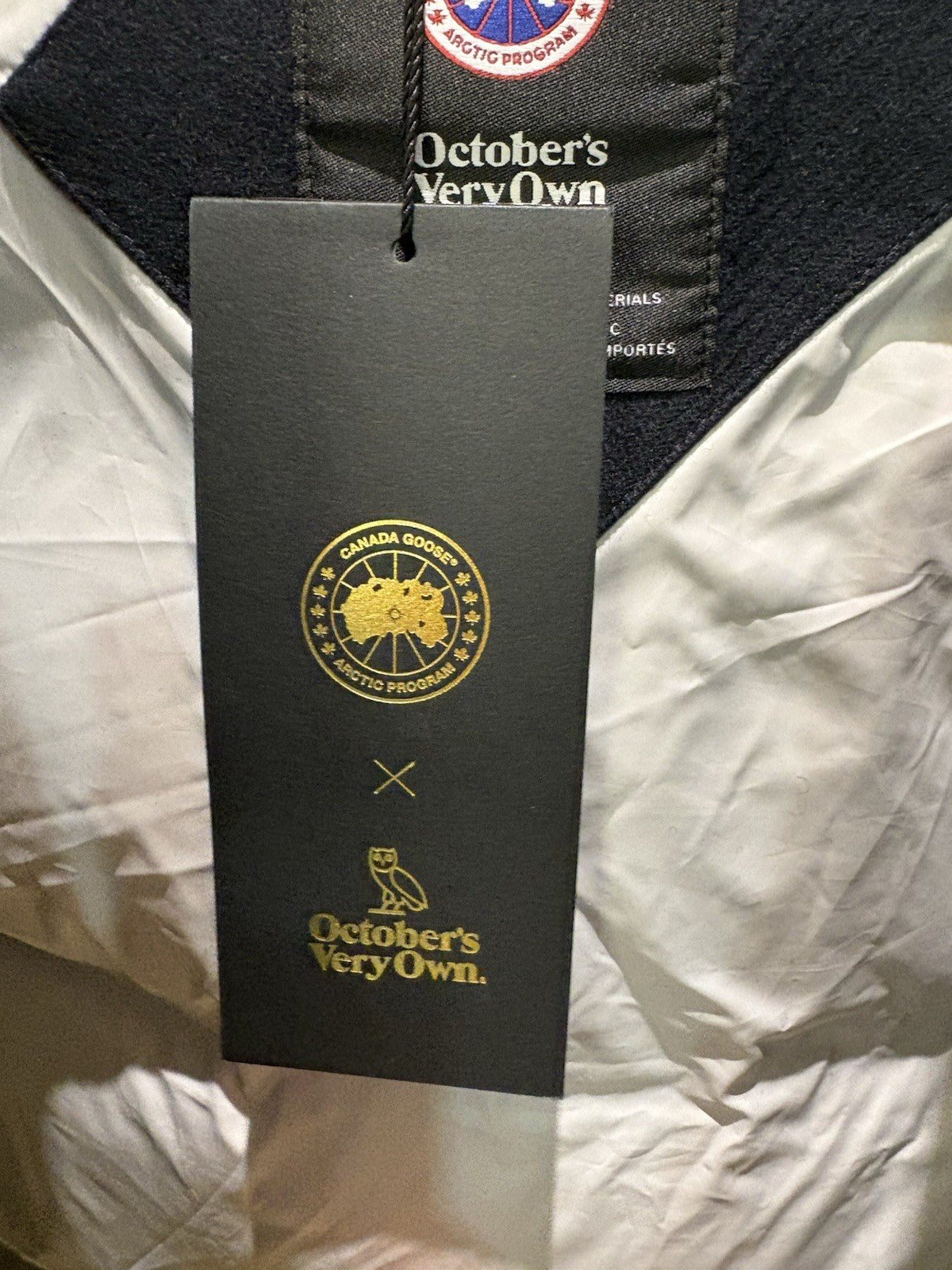 OVO x Canada Goose Freestyle Vest Navy Size Medium