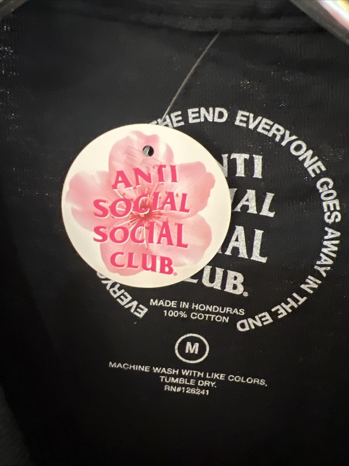 Anti Social Social Club “Anthropomorphic” Tee Black Purple Logo Sz M