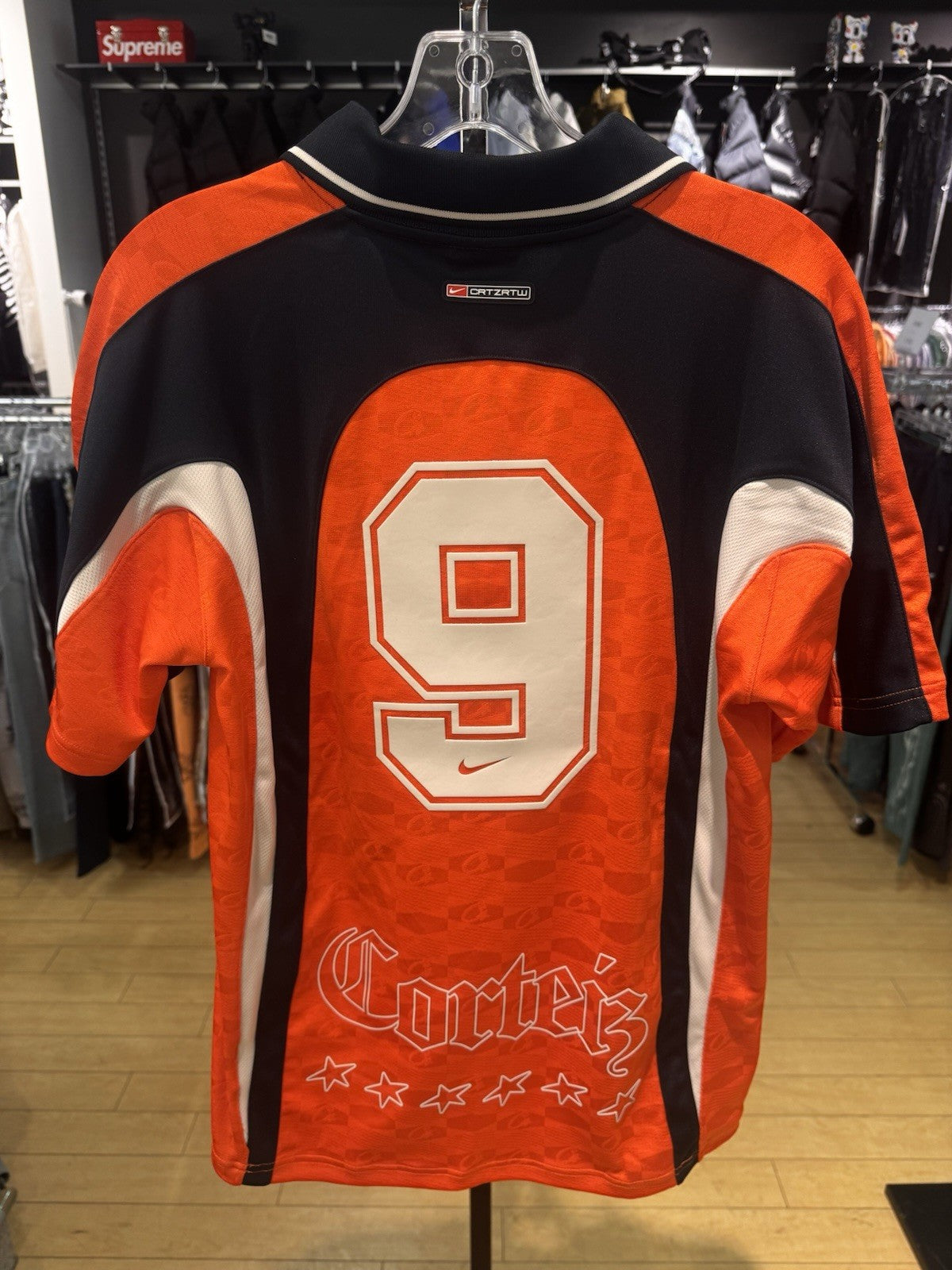 Corteiz x Nike NRG Jersey Team Orange Size S